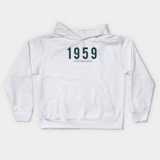 60th Birthday gift - 1959, 60 Years of Being Awesome Kids Hoodie